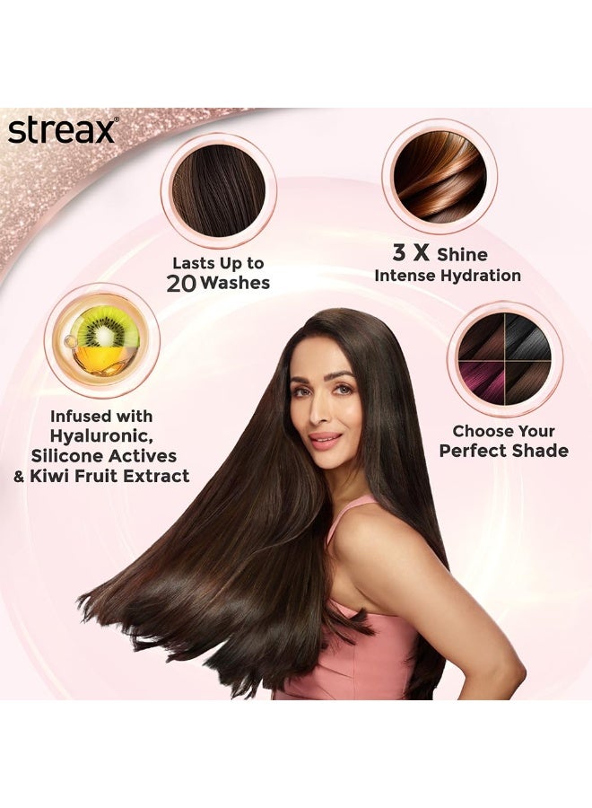 ستريكس صبغة شعر جل ستريكس للنساء، لون عنابي 3.16، 150 مل | لون شعر عنابي | تغطية كاملة للشعر الأبيض | لون شعر يدوم طويلاً، سهل الاستخدام | صبغة شعر خالية من الأمونيا، خالية من البارابين والكبريتات (عبوة من قطعتين) - Image 2